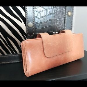Hobo International Leather Caramel Tan Wallet